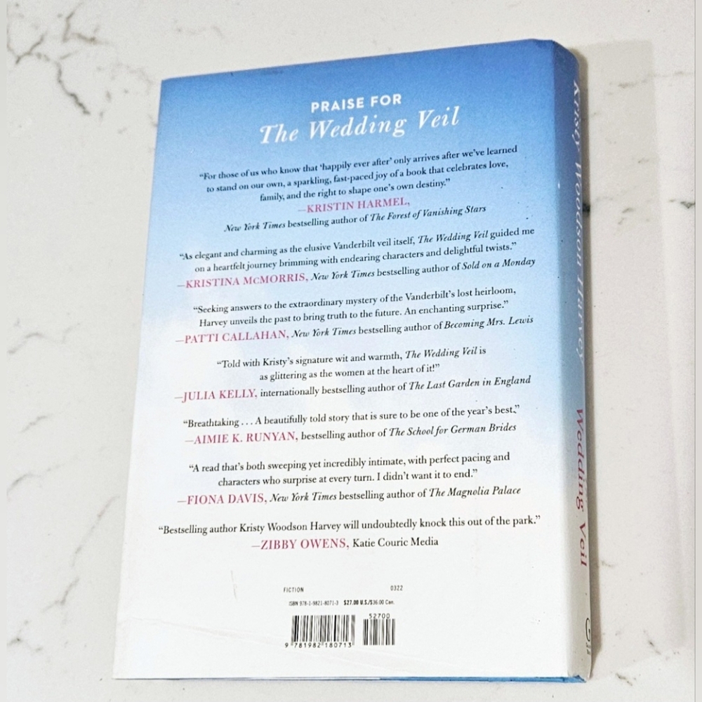 BOGOThe Wedding Veil by Kristy Woodson Harvey Hardcover New York Times Best Sell - Picture 2 of 6